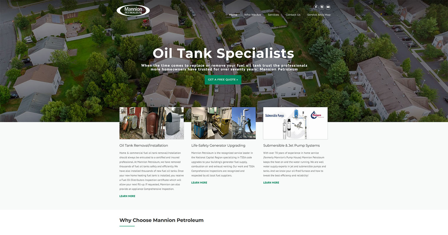 Mannion Petroleum Homepage